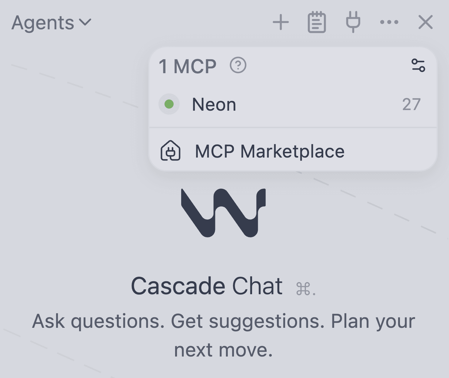 Windsurf MCP Toolbar with Server Available