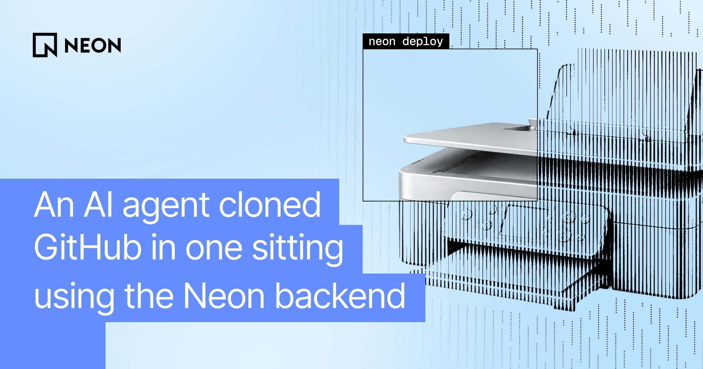 My agent cloned GitHub (sort of) using the Neon backend